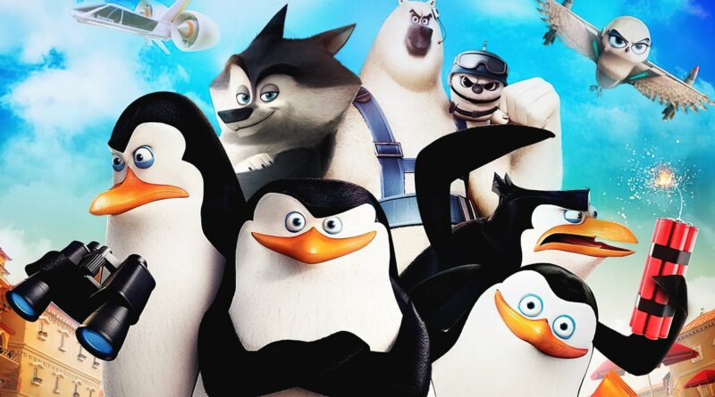 Poster for the movie "Penguins of Madagascar"