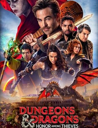 Poster for the movie "Dungeons & Dragons: Honor Among Thieves"